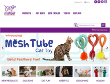 Tablet Screenshot of multipet.com