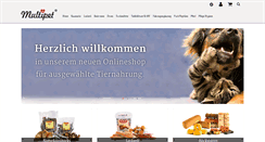 Desktop Screenshot of multipet.de