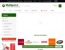 Tablet Screenshot of multipet.it